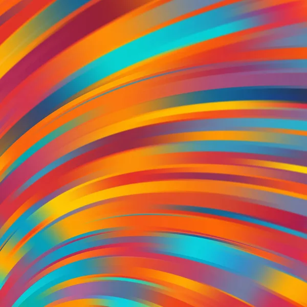 Абстрактний барвистий фон з плавними лініями. Кольорові хвилі, візерунок, мистецтво, технології шпалери, технологічний фон. Векторні ілюстрації. Синій, помаранчевий, червоний кольори — стоковий вектор
