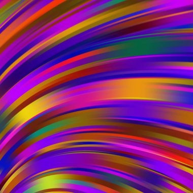 Renkli arka plan bulanık hafif kavisli hatları ile vektör Illustration. Vektör geometrik çizim.