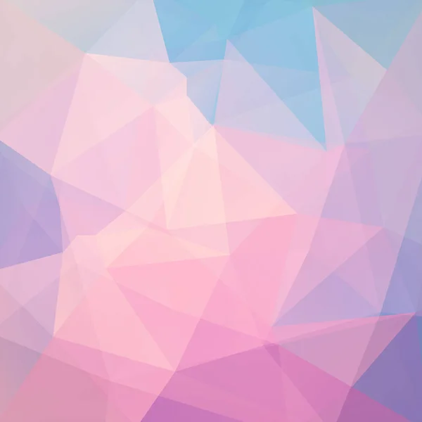Modèle géométrique, fond vectoriel triangles polygones dans les tons rose, bleu. modèle d'illustration — Image vectorielle