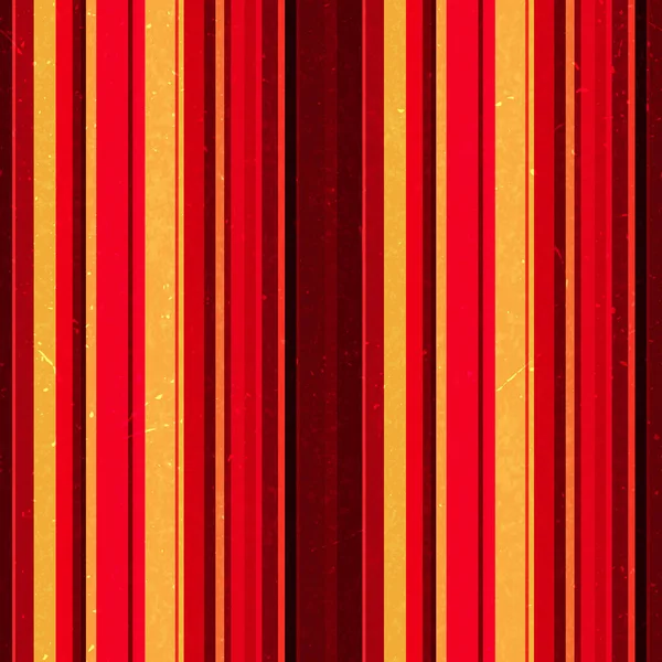 Modèle de rayures verticales, fond de texture sans couture. Idéal pour l'impression sur tissu et papier ou décoration. Jaune, couleurs rouges — Image vectorielle