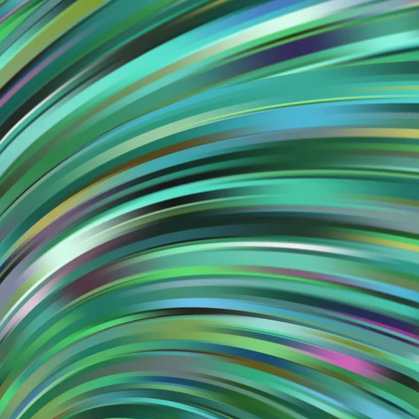 Abstrakter grüner Hintergrund mit glatten Linien. Farbwellen, Muster, Kunst, Technologie Tapete, Technologie Hintergrund. Vektorillustration — Stockvektor