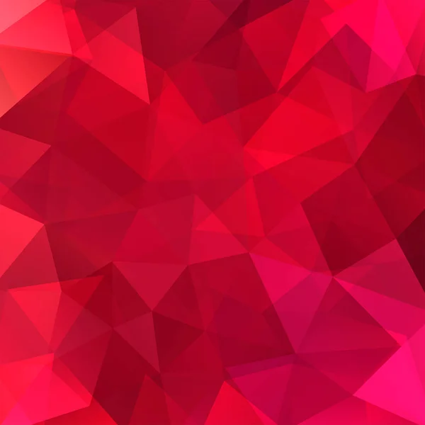 Achtergrond gemaakt van rode driehoeken. Vierkante samenstelling met geometrische vormen. EPS-10 — Stockvector