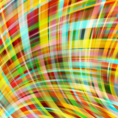 Düzgünleştirilmiş çizgileri ile renkli arka plan. Renk dalgalar, model, sanat, teknoloji duvar kağıdı, teknolojik altyapı. Vektör çizim. Sarı, kahverengi, yeşil renkler.