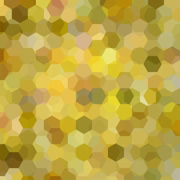 Fondo vectorial con hexágonos. Se puede utilizar en el diseño de portada, diseño de libros, fondo del sitio web. Ilustración vectorial. Beige, colores amarillos . — Vector de stock