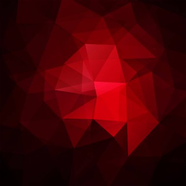 Arka plan koyu kırmızı üçgen yaptı. Geometrik şekiller ile kare kompozisyon. EPS 10