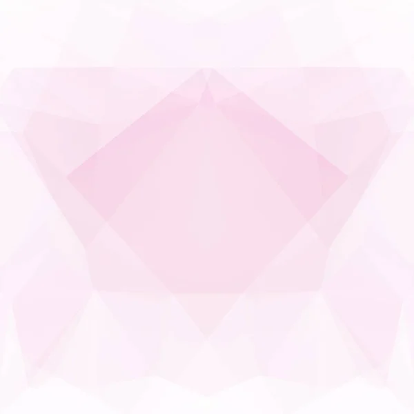 Abstrakta geometriska stil pastell rosa bakgrund. Vektorillustration. Rosa, vita färger. — Stock vektor