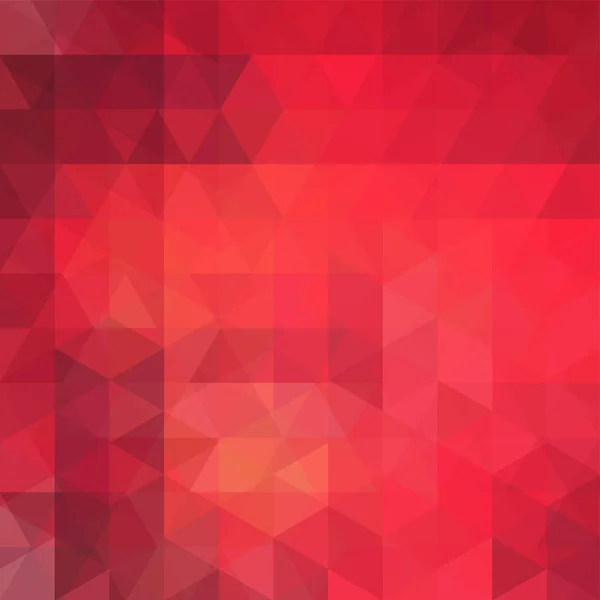 Fondo de vector abstracto con triángulos. Ilustración vectorial geométrica roja. plantilla de diseño creativo . — Vector de stock