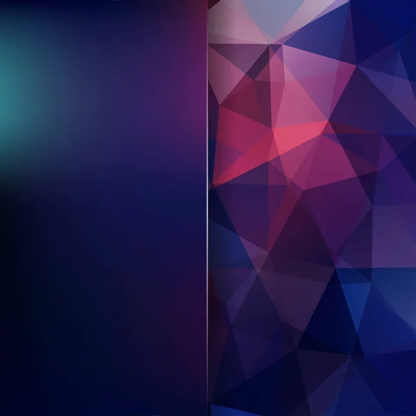 抽象的多边形矢量背景。炫彩几何矢量图。创意设计模板。在设计中使用的抽象矢量背景。蓝色、 粉红色、 紫色的颜色. — 图库矢量图片