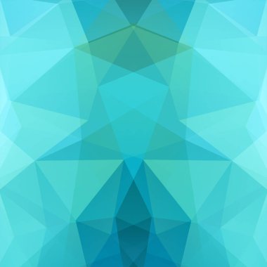 Soyut poligonal vektör arka plan. Mavi geometrik vektör çizim. Yaratıcı tasarım şablonu.