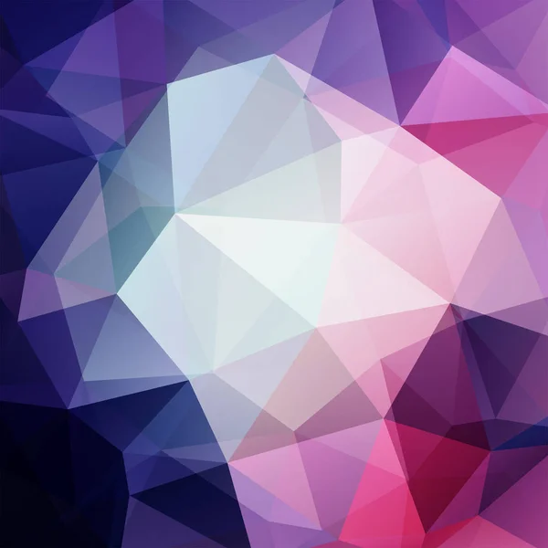 Fondo abstracto de mosaico. Fondo geométrico triangular. Elementos de diseño. Ilustración vectorial. Rosa, blanco, colores azules . — Archivo Imágenes Vectoriales