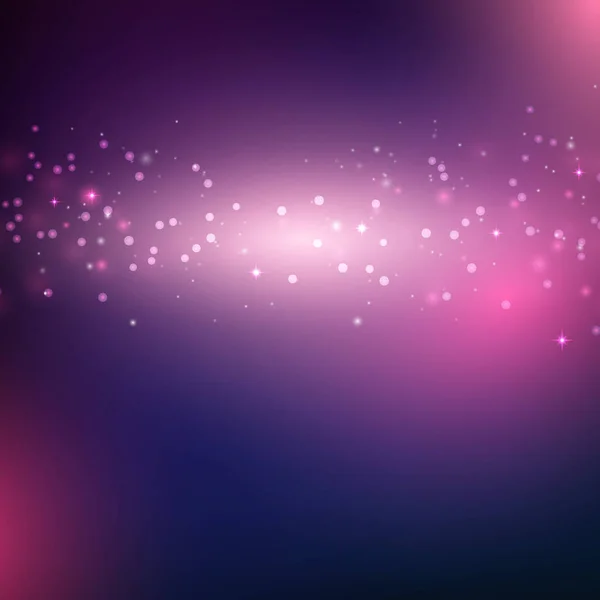 ピンクと紫の抽象的な背景を輝く、ベクトル イラスト — ストックベクタ