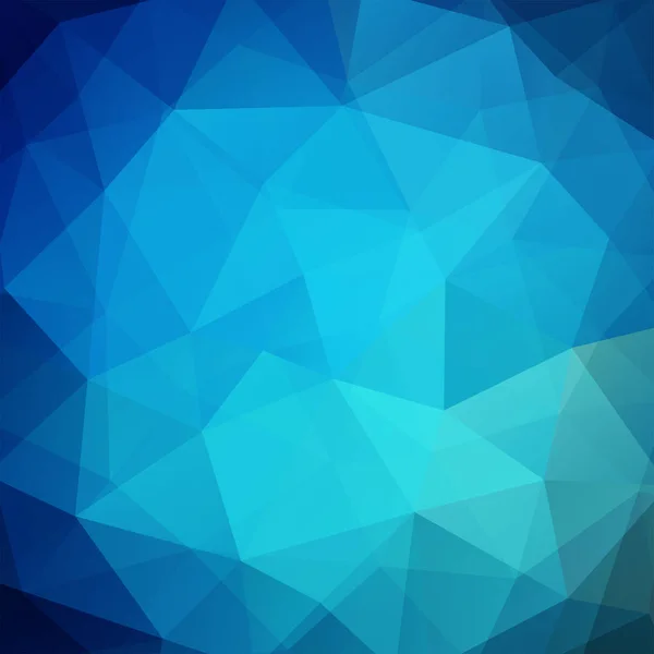Abstraktní geometrické stylu modré pozadí. Vektorové ilustrace — Stockový vektor