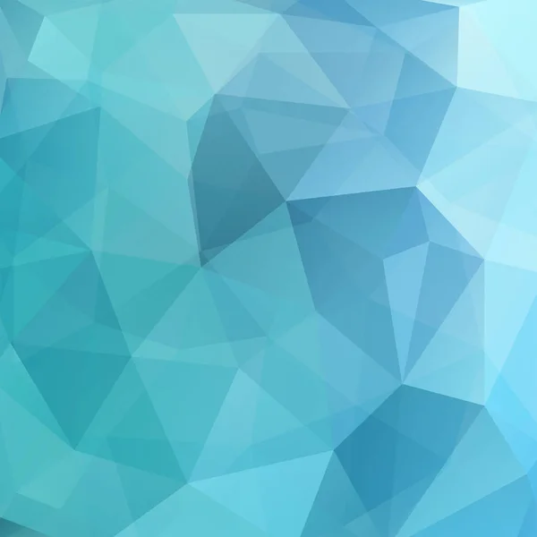 Fondo de mosaico azul abstracto. Fondo geométrico triangular. Elementos de diseño. Ilustración vectorial — Archivo Imágenes Vectoriales