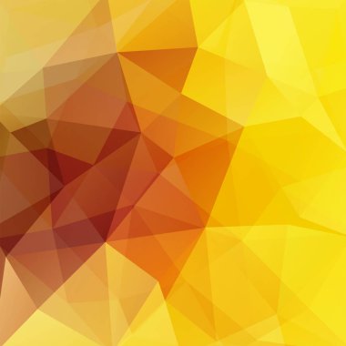 Geometrik şekiller arka plan. Renkli mozaik desen. Vektör Eps 10. Vektör çizim. Sarı, turuncu renkler.