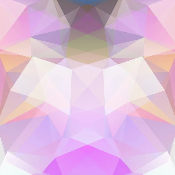 Geometriska mönster, polygon trianglar vektor bakgrund i pastell rosa toner. Illustration mönster — Stock vektor