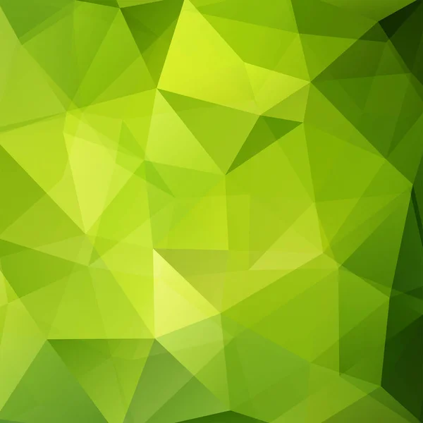 Фон з зелених трикутників. Квадратна композиція з геометричними фігурами. Епс 10 — стоковий вектор