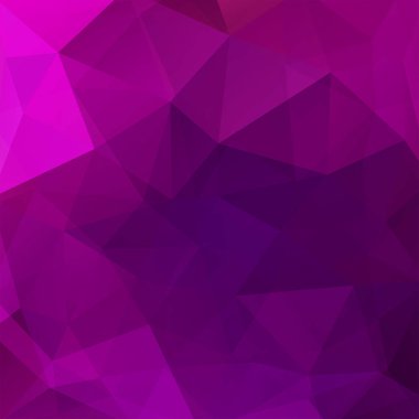 Soyut pembe mozaik arka plan. Üçgen geometrik arkaplan. Tasarım elemanları. Vektör illüstrasyonu