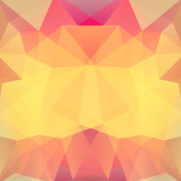 Geometriai alakzatok hátterét. Mozaik mintás. Vektor Eps 10. Vektoros illusztráció. Sárga, pink színben. — Stock Vector