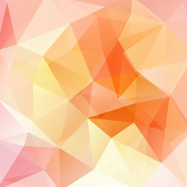 抽象的马赛克背景。三角几何背景。设计元素。矢量图。白色、 黄色、 橙色的颜色. — 图库矢量图片