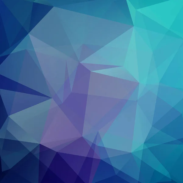 Fundo abstrato constituído por triângulos azuis, roxos. Design geométrico para apresentações de negócios ou panfleto de banner de modelo web. Ilustração vetorial — Vetor de Stock