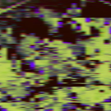 Karanlık aksaklık arka plan, vektör çizim. Yeşil, siyah renkler.