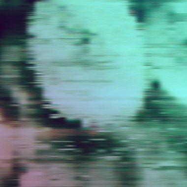 Karanlık aksaklık arka plan, vektör çizim. Yeşil, beyaz, siyah renk.