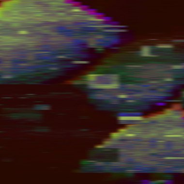 Karanlık aksaklık arka plan, vektör çizim. Siyah, mavi, yeşil renkleri.