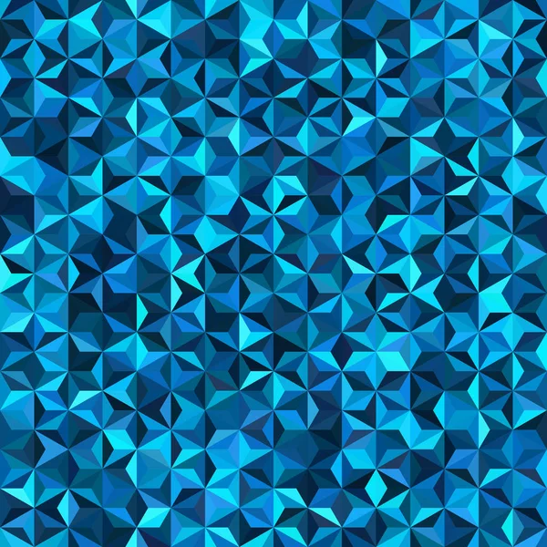 Background of blue geometric shapes. Seamless triangles mosaic pattern. Vector illustration — Stock Vector