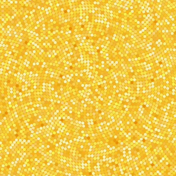 Fond simple composé de petits cercles jaunes, illustration vectorielle — Image vectorielle