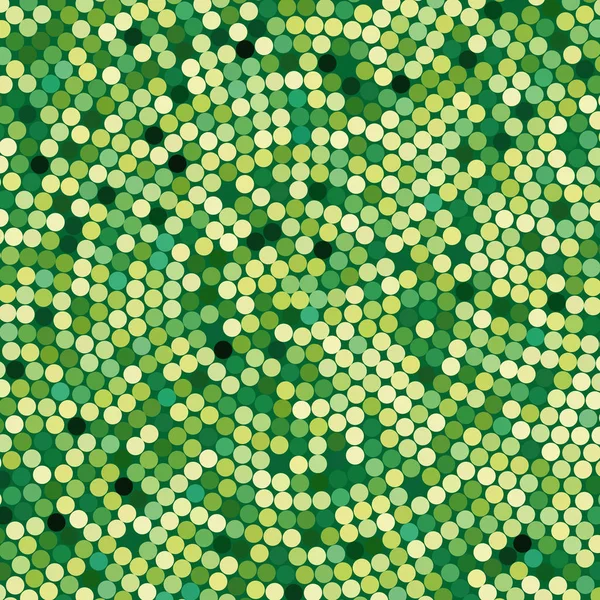 Sfondo semplice costituito da piccoli cerchi verdi, illustrazione vettoriale — Vettoriale Stock