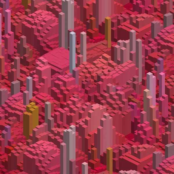 Yeşil abstract, küpleri arka plan tasarımı için mavi. Vektör Eps10