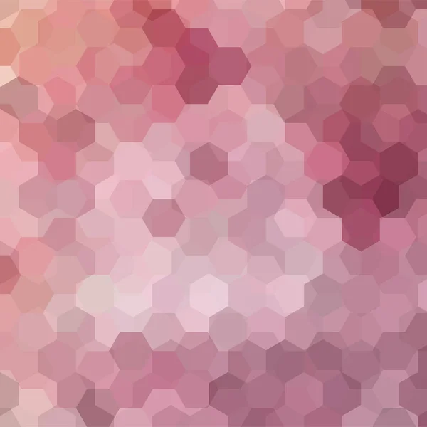 Αφηρημένα φόντο που αποτελείται από ροζ εξάγωνα. Γεωμετρικό σχέδιο για επαγγελματικές παρουσιάσεις ή web πρότυπο banner Φέιγ βολάν. Εικονογράφηση διάνυσμα — Διανυσματικό Αρχείο
