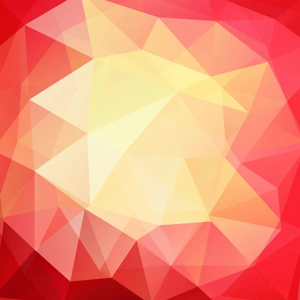 Abstract polygonal vector background. Orange geometric vector illustration. Creative design template. — Stock Vector