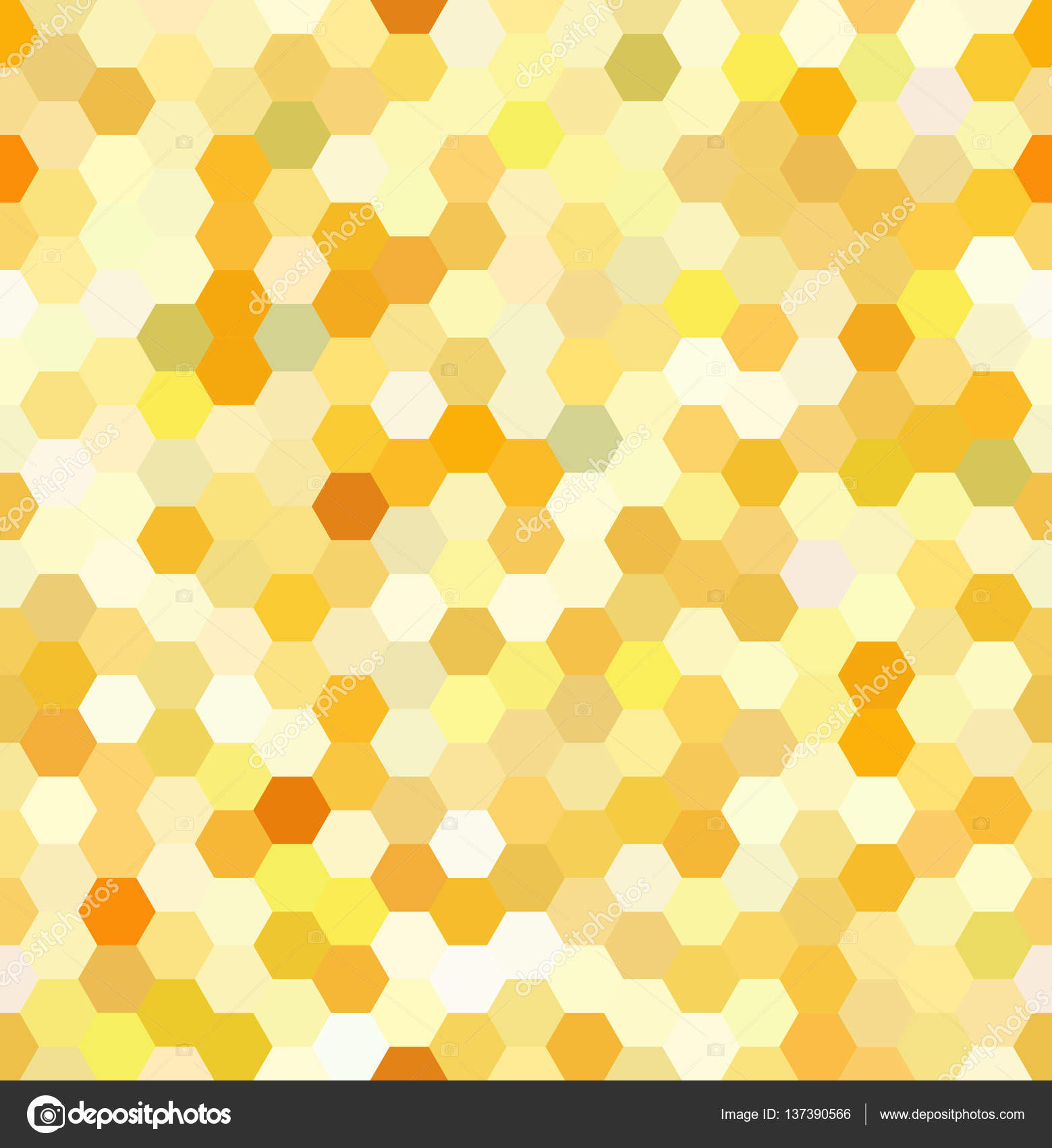 Fondo Sin Costura Abstracto Que Consta De Hexagonos Amarillos Anaranjados Y Blancos Diseno Geometrico Para Presentaciones De Negocios O Volante De Banner De Plantilla Web Ilustracion Vectorial Archivo Imagenes Vectoriales C