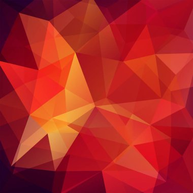 Soyut poligonal vektör arka plan. Kahverengi geometrik vektör çizim. Yaratıcı tasarım şablonu.