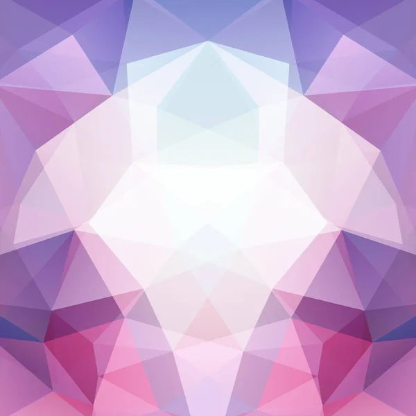 Abstrakt polygonal vektor bakgrund. Rosa geometrisk vektor illustration. Mall för kreativ design. — Stock vektor