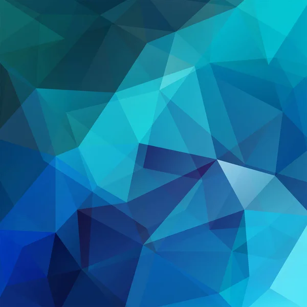 Abstrakta geometriska stil blå bakgrund. Vektorillustration — Stock vektor