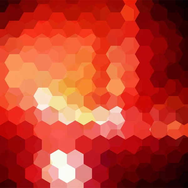 Hintergrund geometrischer Formen. Rotes Mosaikmuster. Vektor EPS 10. Vektorillustration — Stockvektor