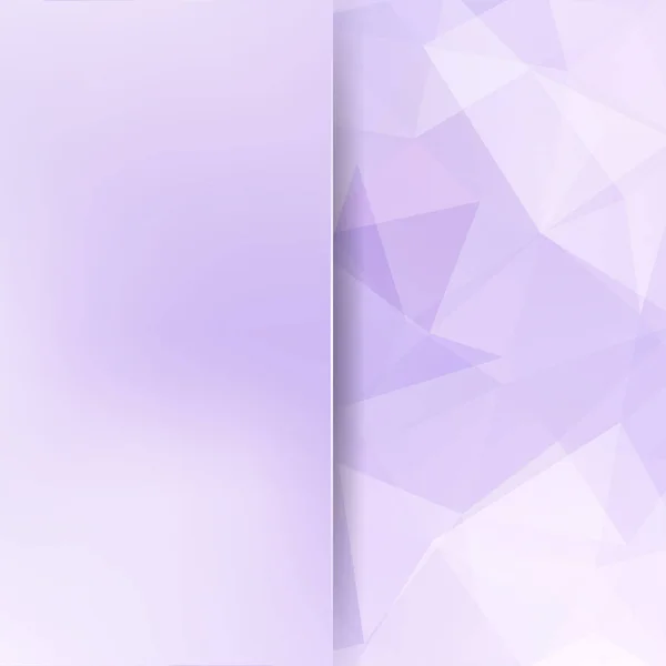 Polygonal vector background. Blur background. Can be used in cover design, book design, website background. Vector illustration. Pastel pink, violet, white colors. — Stock Vector