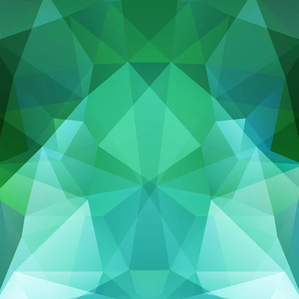 Abstract polygonal vector background. Green geometric vector illustration. Creative design template. — Stock Vector