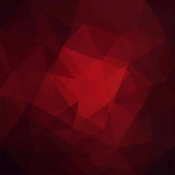 Fondo hecho de triángulos rojos oscuros. Composición cuadrada con formas geométricas. Eps 10 — Archivo Imágenes Vectoriales