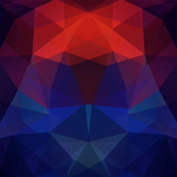 Abstrakte geometrische Stil blauer Hintergrund. rote Geschäft Hintergrund Vektor Illustration — Stockvektor