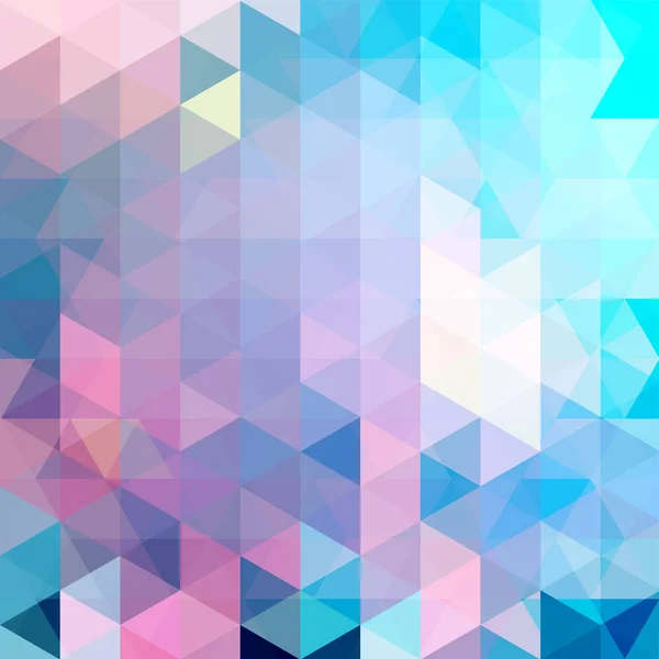 抽象的な背景は、ブルー、ピンクの三角形から成る。ビジネス プレゼンテーションや web テンプレート バナー チラシの幾何学的なデザイン。ベクトル図. — ストックベクタ