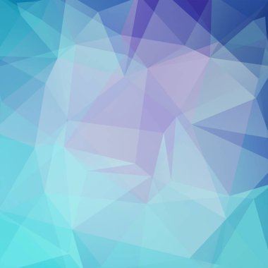 Geometrik şekillerin arka planı. Mavi mozaik desen. Vektör EPS 10. Vektör illüstrasyonu