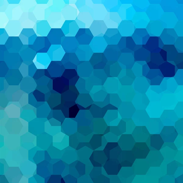 Fondo de formas geométricas. Patrón de mosaico azul. Vector EPS 10. Ilustración vectorial. — Archivo Imágenes Vectoriales