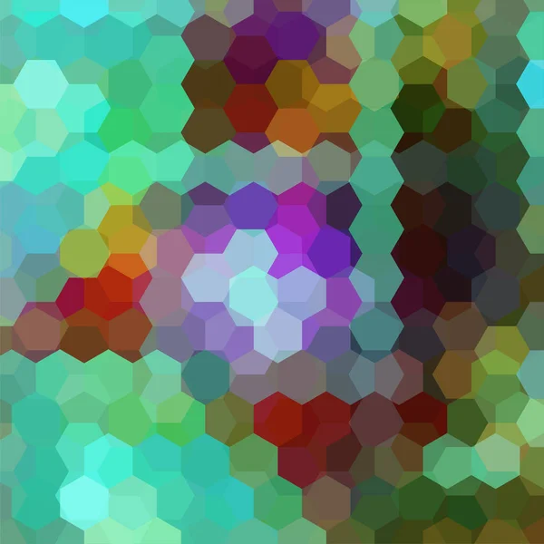 Abstraktní pozadí tvořené zelené, růžové, fialové šestiúhelníků. Geometrický design pro obchodní prezentace nebo webové šablony banner leták. Vektorové ilustrace — Stockový vektor