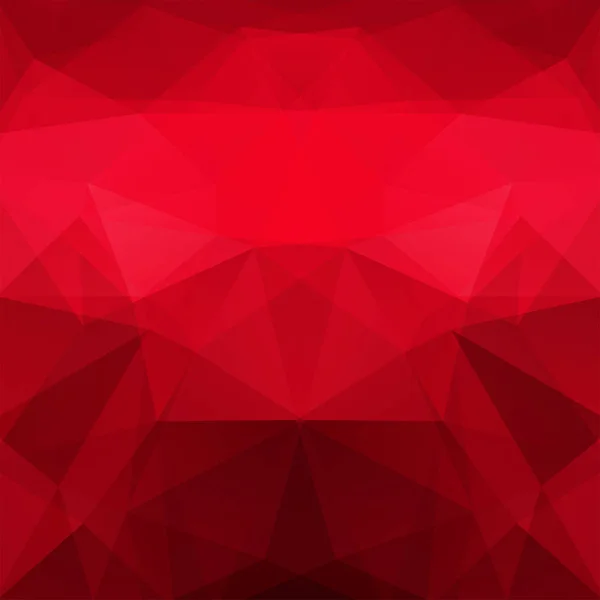 Fondo poligonal vector rojo. Se puede utilizar en el diseño de portada, diseño de libros, fondo del sitio web. Ilustración vectorial — Vector de stock