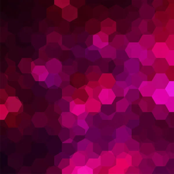 Hintergrund geometrischer Formen. Pinkfarbenes Mosaikmuster. Vektor EPS 10. Vektorillustration. — Stockvektor