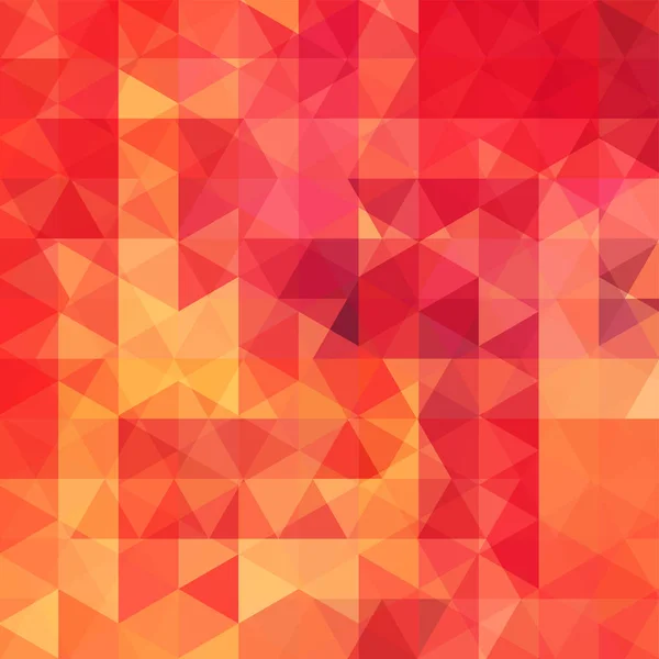 Fondo rojo de estilo geométrico abstracto. Ilustración vectorial. Rojo, naranja colores — Archivo Imágenes Vectoriales