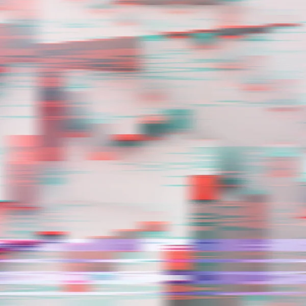 Glitch fundo abstrato, cor pastel vetor ilustração —  Vetores de Stock